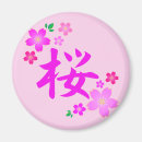 Search for sakura magnets Cherry blossom