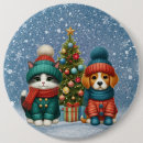 Search for christmas cat badges Dog
