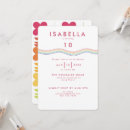 Search for rainbow flower invitations Colourful