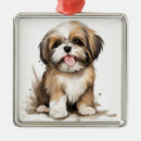 Search for shih tzu christmas tree decorations Adorable