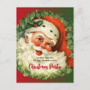 Search for vintage santa claus postcards Holiday season