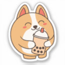 Search for kawaii corgi stickers Japanese