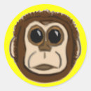 Search for monkey humour stickers Ape