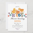 Search for chicken baby shower invitations Floral