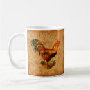 Search for country rooster mugs Hen