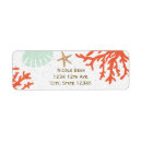 Search for coral reef return address labels Summer
