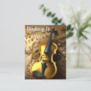 Search for vintage music postcards Violin