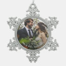 Search for wedding date christmas tree decorations Married