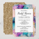 Search for aqua bridal shower invitations Gold