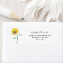 Search for sunflower address labels weddings Modern