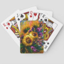 Search for sunflower playing cards Fall
