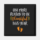 Search for pregnancy announcement magnets Thanksgiving