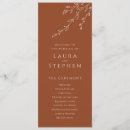 Search for boho wedding programmes Ceremony