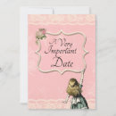 Search for alice in wonderland wedding save the dates Vintage