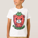 Search for cartoon strawberry tshirts Kawaii