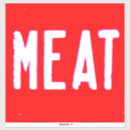 Search for meat cuts stickers Food