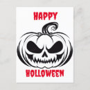 Search for pumpkin faces postcards Skull