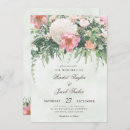 Search for pink watercolor wedding invitations Vintage