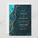 Search for teal turquoise and gold wedding invitations Chic