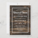 Search for barn rehearsal dinner invitations Wood