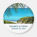Search for tree save the date magnets Sandy beach