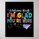 Search for teachers welcome back to school posters College