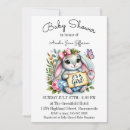 Search for little bunny invitations It's a girl