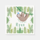 Search for sloth napkins Unique