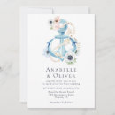 Search for floral anchor invitations Blue