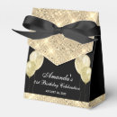 Search for black and gold favour boxes Thank you