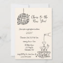 Search for disco ball seasonal invitations New years eve party