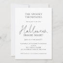 Search for typography halloween invitations Minimalist