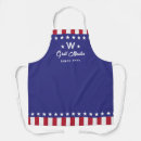 Search for stars and stripes aprons Fourth of july