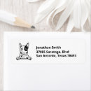 Search for bull terrier return address labels Dogs