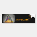 Search for halloween bumper stickers Witch