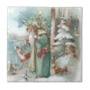 Search for vintage christmas santa tiles Deer