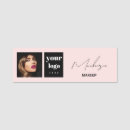 Search for photo name tags Blush pink
