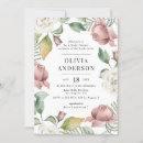 Search for pink bridal shower invitations Botanical