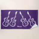 Search for guitar beach towels Band