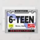 Search for car sweet 16 invitations License