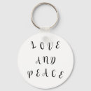 Search for peace and love key rings Lovely