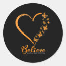 Search for awareness butterfly stickers Orange