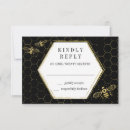 Search for bee rsvp cards Black