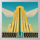 Search for art deco building posters Vintage