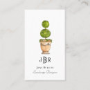 Search for landscaping business cards Watercolor