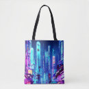 Search for futuristic bags Neon lights