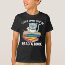 Search for bookish kids tshirts Reader