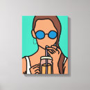 Search for for teen girls canvas prints Blue