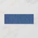 Search for jean business cards Material