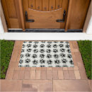 Search for black dog doormats Black and white